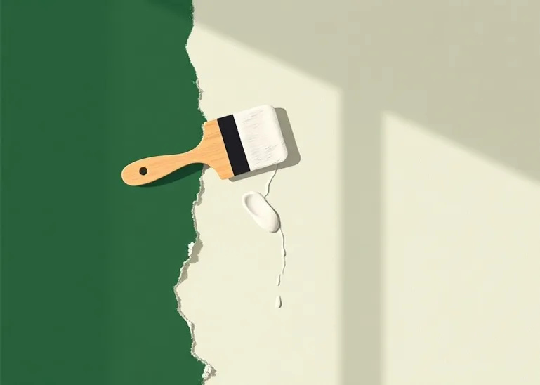 Ponçage et rebouchage des fissures avant mise en peinture